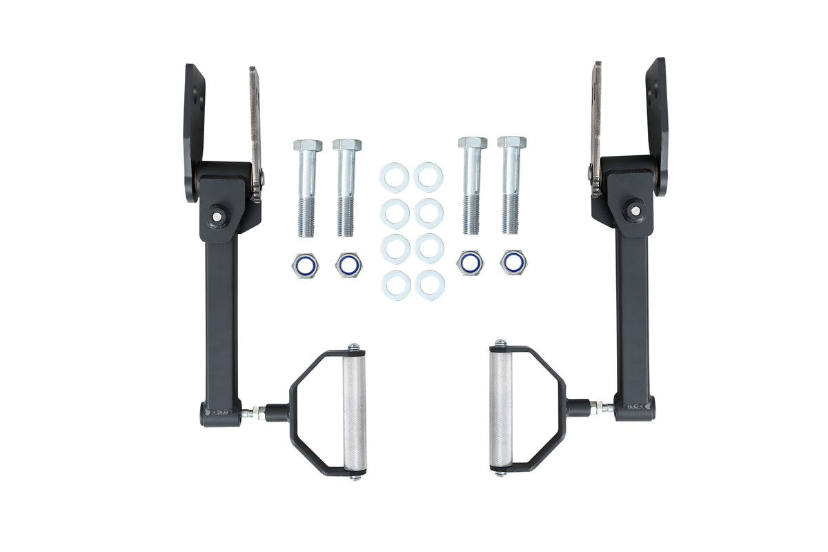 Polar Bear Rotating Pull-Up Handle Set for Power Rack – Main View